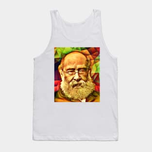 Anthony Trollope Snow Portrait | Anthony Trollope Artwork 8 Tank Top